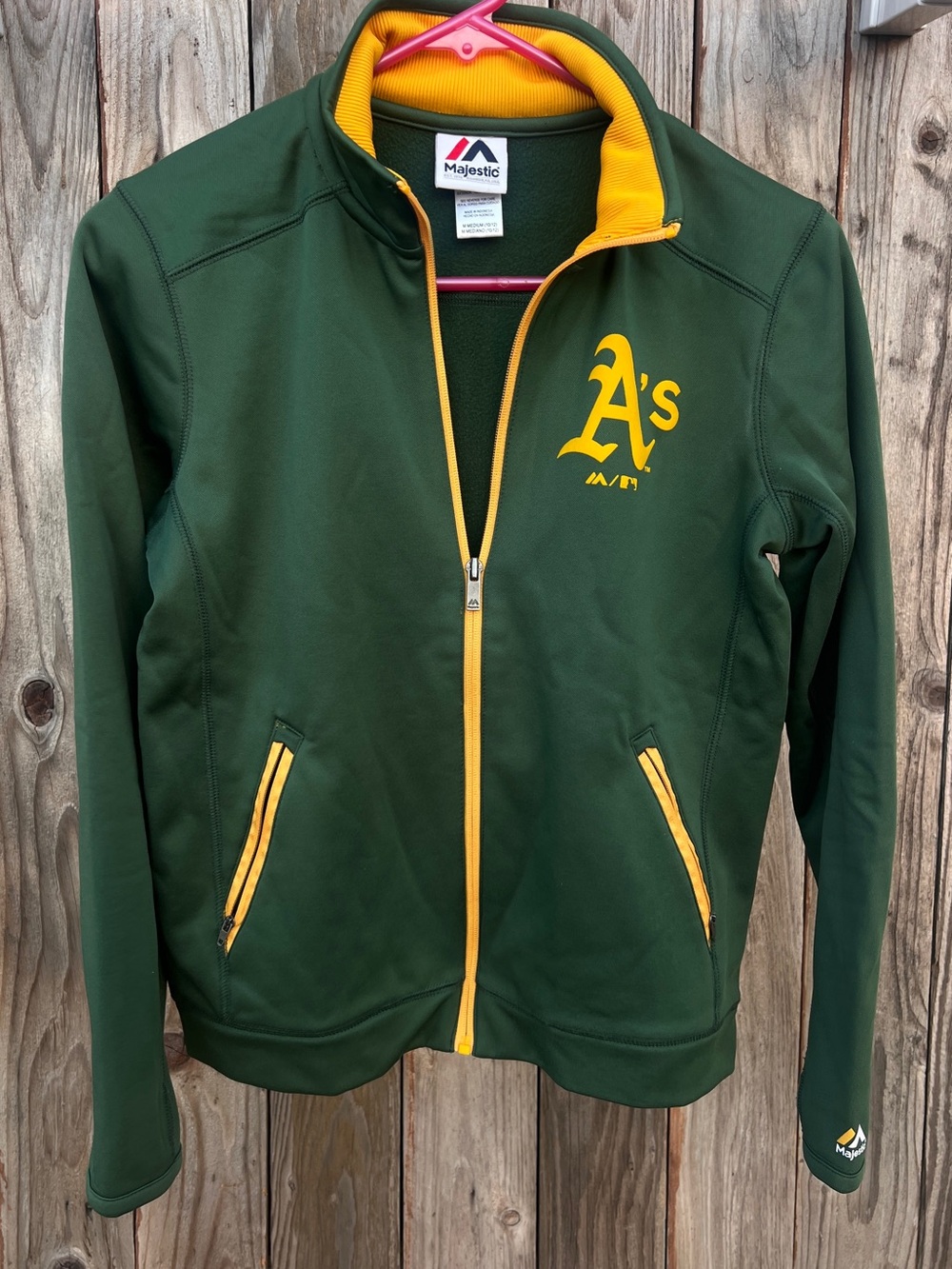 Vintage Oakland A’s Majestic MLB Zip Jacket Size Medium